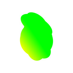 A simple cut out transparent cloud shape design element.