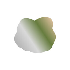 A simple cut out transparent cloud shape design element.