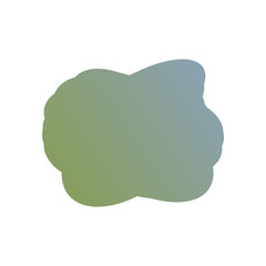 A simple cut out transparent cloud shape design element.
