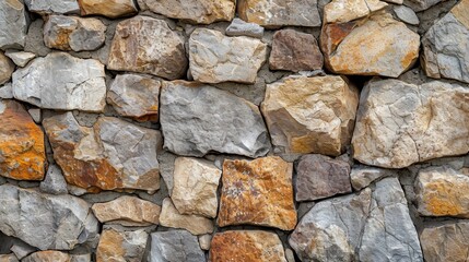 Rustic stone wall texture in an abstract, rugged style background