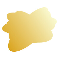 A simple cut out transparent cloud shape design element.