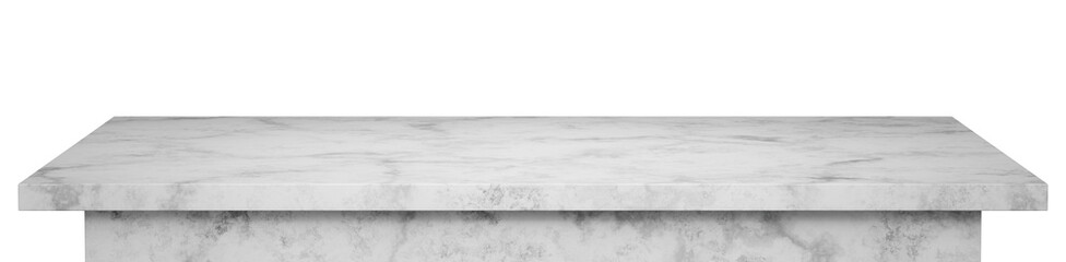 Marble Table Template, Mock-up for Product Display. 3D Illustration