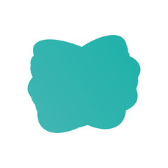 A simple cut out transparent cloud shape design element.