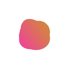 A simple cut out transparent cloud shape design element.