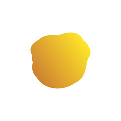 A simple cut out transparent cloud shape design element.