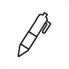 pen vector icon line template