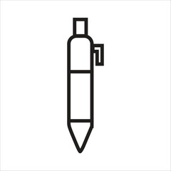 pen vector icon line template