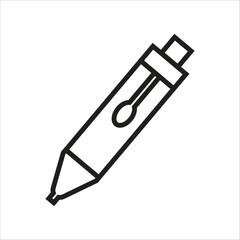 pen vector icon line template
