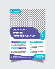 Minimal Business Flyer and Trending Agency Leaflet Unique Business Flyer A4 