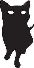 cat  illustration vector silhouette  
