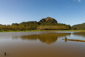 lake in the mountains