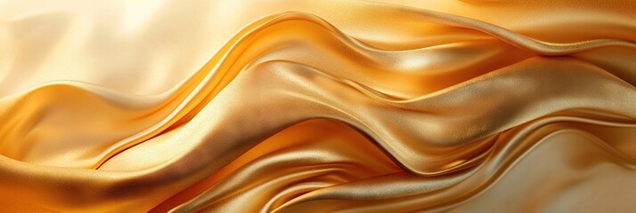 Fototapeta premium Abstract luxury minimalist gradient wallpaper pattern texture in pantone gold. Copy space and backdrop.