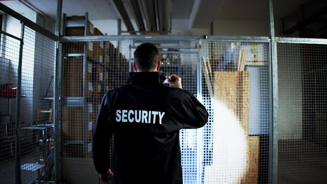 Security Guard Walking