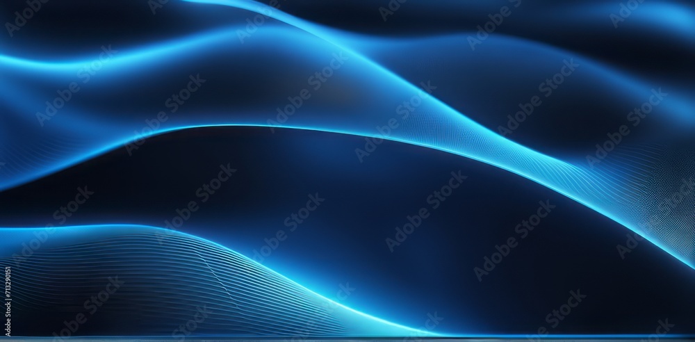 Aufkleber digital business abstract wave technology background the futuristic realm with this captivating wallpaper, the mesmerizing wave of science , creating a visual network of innovation