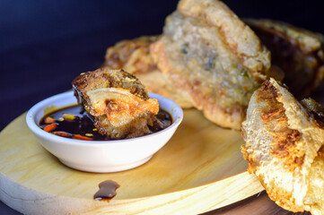 Close up shot of traditional Javanese food 