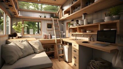 Tiny House Living. Creative Interior Design in a Compact, Sustainable Home
