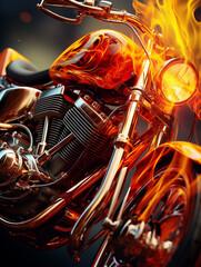 motorcycle wallpaper Fire Motorcycle, fire bike