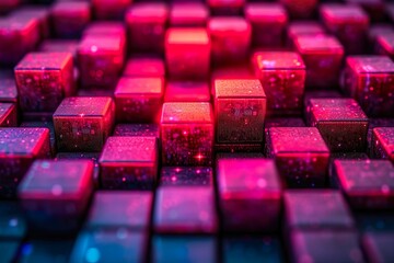 Fototapeta premium Dynamic 3D Abstraction: A Futuristic Business Background