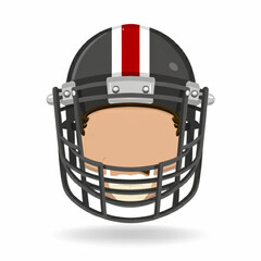 Helmet Of A Bowl player