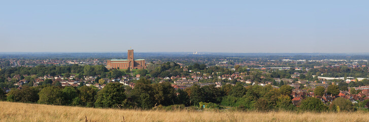 Guildford Cathedral, panoramic