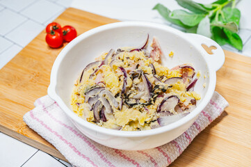 塩昆布のポテトサラダ