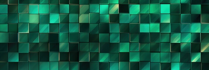 Emerald tiles, seamless pattern, SNES style