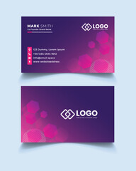 Business Card Template Abstract Buciness Card