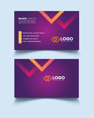 Business Card Template Abstract Buciness Card