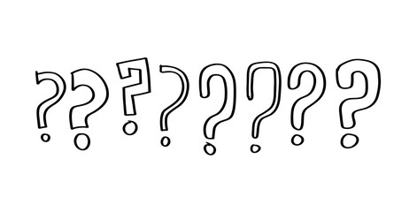 set of question mark