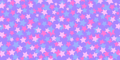 Trendy pink camouflage military pattern with stars. Vector camouflage pattern for clothing design.