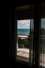 view from the window of a hotel