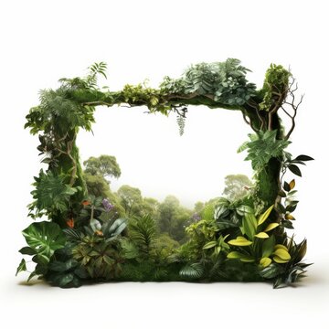 Plant and Leaf Picture Frame