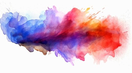 Water colour Brush Stroke Ai Generative