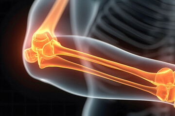 Elbow Bone X-Ray 3D Anatomy Model