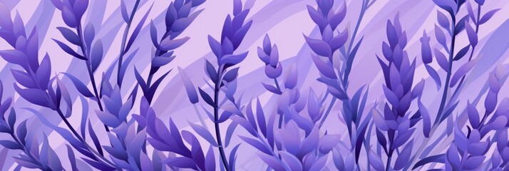 Lavender undirectional pattern