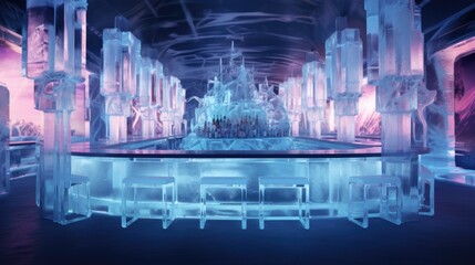 Ice bar background - Ice bar Magic Ice