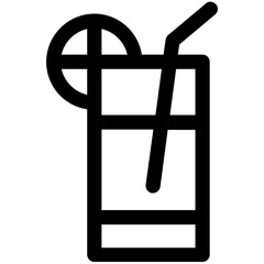 Fototapeta premium Lemonade Vector Icon