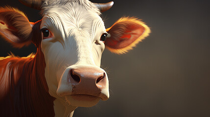 cow in a natural environment generative AI
