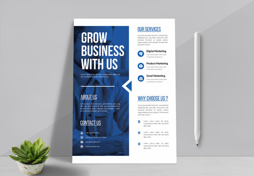 Simple Clean And Creative Business Flyer