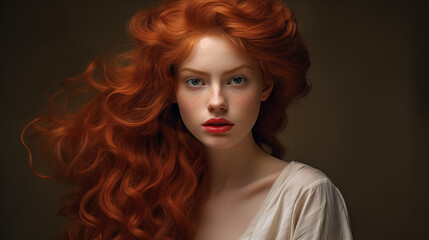 Fototapeta premium Rote Haare 04