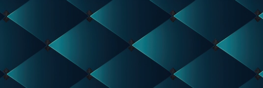 Navy argyle and aqua diamond pattern, in the style of minimalist background
