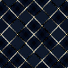 Navy argyle and black diamond pattern, in the style of minimalist background