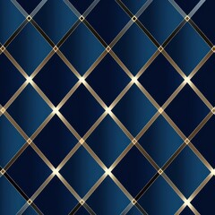 Navy argyle and indigo diamond pattern, in the style of minimalist background