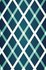 Navy argyle and mint diamond pattern, in the style of minimalist background