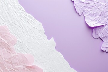Women´s day and Mother´s day background, This abstract design element combines the fresh, clean look of white with the tranquil hue of pale purple.