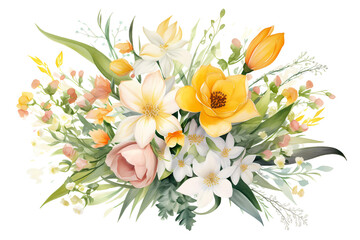 Obraz na płótnie Canvas bouquet of summer flowers 