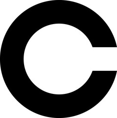 視力検査のランドルト環のアイコン © yuruphoto