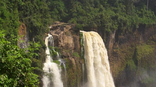 Ekom Nkam falls, Melong, Cameroon, West Africa