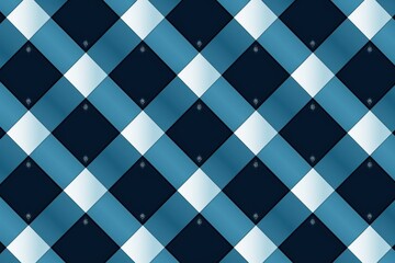 Navy argyle and sky blue diamond pattern, in the style of minimalist background