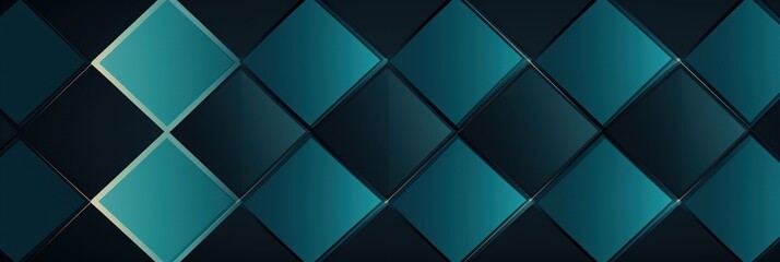 Fototapeta na wymiar Navy argyle and turquoise diamond pattern, in the style of minimalist background